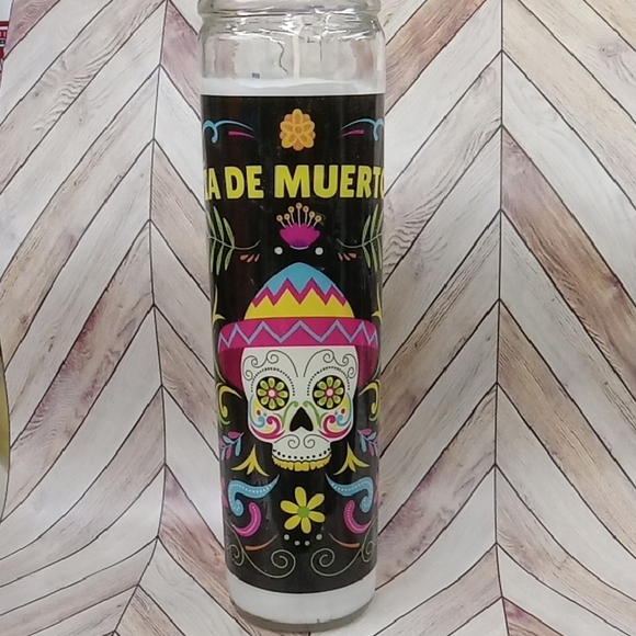 Other - Colorful Day of the Dead Candle